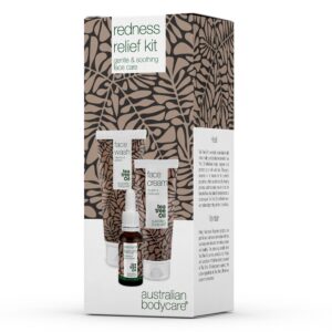 Sæt til pleje af rosacea, rødme & sensitiv hud â 3 beroligende produkter kan bruges ved rosacea: rens, B5 Serum & creme